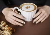 82 konad gel Polish Green Tea Latte